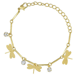                       MissMister Gold Plated Butterfly Charms Fashion Bracelet Women Girls                                              
