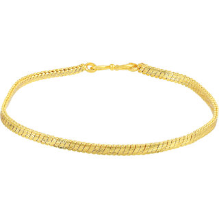                       MissMister Gold Plated Snake Chain Design, Bracelet for Men and Women                                              