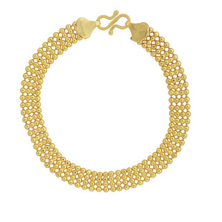                       MissMister Gold Plated interlinked Chain Designer Bracelet Women Girls Fashion Latest                                              