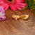 Vighnaharta Traditional Bucket Bali Alloy Gold and Micron Plated Earring