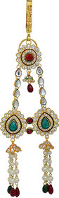 MissMister Gold Plated Handmade Traditonal Chaabi Challa Ethnic Keyring Wedding jewellery Clothing accessory Women MM2612CLKK