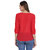 Wish Tree Casual 3/4th Sleeve Solid Women Red Top