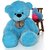 Priya Toys Blue 4 Feet Huggable Teddy Bear with Neck Bow, Blue ,Big very soft and sweet,anniversary for pleasant Gift,hug able teddy bear