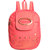 BEIGE RED BACKPACK FOR GIRL 10 L Backpack  (Pink