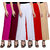 Pack Of 5 Jakqo Women Multicolor Plain Bottom Wear Synthetic Palazzo Pant