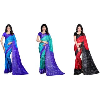 SVB Sarees Multicolour Combo Saree SVB Sarees Multicolour Combo Saree