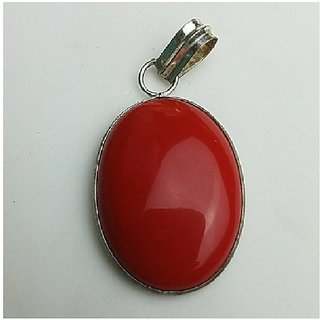 Unheated Untreated stone red coral /Moonga/ munga pendant 7.25 Ratti Precious Stone Pendant silver by ceylonmine Unheated Untreated stone red coral /Moonga/ munga pendant 7.25 Ratti Precious Stone Pendant silver by ceylonmine