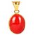 Ceylonmine - red coral /Moonga/ munga gold plated Pendant  7.25 Ratti Natural Stone Pendant For Astrological Purpose