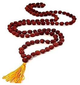 CEYLONMINE- IGL Natural  Original Rudraksha Shiv Shakti beads mala for Unisex