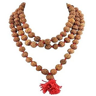                       Lab certified rudraksha beads maala natural shiv moksha beads mala by Ceylonmine                                              