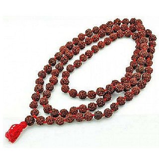                       CEYLONMINE- IGL Natural & Original Rudraksha Shiv Shakti beads mala for Unisex                                              