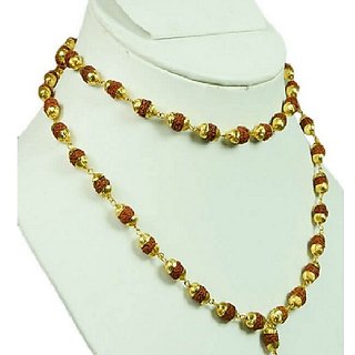 100 pure 5 mukhi rudraksha mala with gold plated caps certified gold plated shiva god rudrakhsa 108 + 1 beads mala for men women By CEYLONMINE 100 pure 5 mukhi rudraksha mala with gold plated caps certified gold plated shiva god rudrakhsa 108 + 1 beads mala for men women By CEYLONMINE
