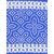FrionKandy 100 Cotton Bandhani Print 120 TC Double Bed Sheet With 2 Pillow Covers - (82 Inch X 92 Inch, Blue) SHKAP1016