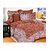 FrionKandy 100% Cotton Abstract Print 120 TC Double Bed Sheet With 2 Pillow Covers - (82 Inch X 92 Inch, Brown) SHKAP1022