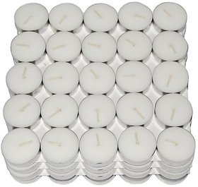 Kartik Floating Tealight Candles Smokeless 9Gm Diya Candle for Diwali Gift 50 Pieces