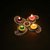 Colorful Wax Tealight Candle Unscented Smokeless Candles for Home Decoration Diwali Festival Set of 50 by REBUY