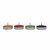 Colorful Wax Tealight Candle Unscented Smokeless Candles for Home Decoration Diwali Festival Set of 50 by REBUY