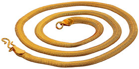 Lucky Jewellery Designer Gold Plated Snake Chain Necklace For Men & Women (150-A3C-684-G22)