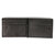 Magnetic RFID leather Money Clip Mens Wallet (Black)