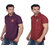 La Milano Men's Embrorderied Cotton Casual Polo T-Shirt