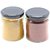 Glazzure Cute 350 ml Airtight Glass Jar Containers for Dry Fruits, Spices  other Kitchen Items with Rust Proof Black Caps  Set of 2 pcs