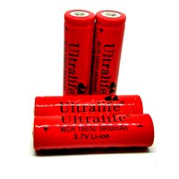Invento 4pcs 3.7V 3800 mAh Polymer Li ion battery 18650