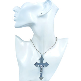 Buy MissMister 316L Stainless Steel Jesus Christ Crucifix Cross Locket ...
