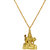MissMister Gold Plated Shiv, Mahadev, Shiva Pendant Fashion Jewellery Hindu God