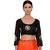 Saadhvi Orange Paper Silk Embroidered Saree With Blouse