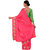 Saadhvi Pink Paper Silk Embroidered Saree With Blouse