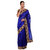 Saadhvi Blue Bhagalpuri Silk Lace Saree With Blouse