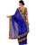Saadhvi Blue Bhagalpuri Silk Lace Saree With Blouse