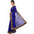 Saadhvi Blue Bhagalpuri Silk Lace Saree With Blouse