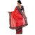 Saadhvi Peach Bhagalpuri Silk Lace Saree With Blouse