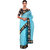 Saadhvi Turquoise Bhagalpuri Silk Lace Saree With Blouse