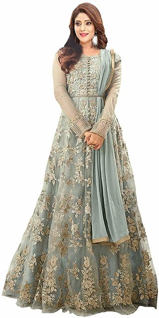 shopclues anarkali gown