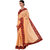 Saadhvi Beige Bhagalpuri Silk Lace Saree With Blouse