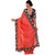 Saadhvi Peach Bhagalpuri Silk Lace Saree With Blouse