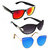 Vitoria Stylish & Fashionable Sunglasses With Box For Women & Girls (Pack Of 3)