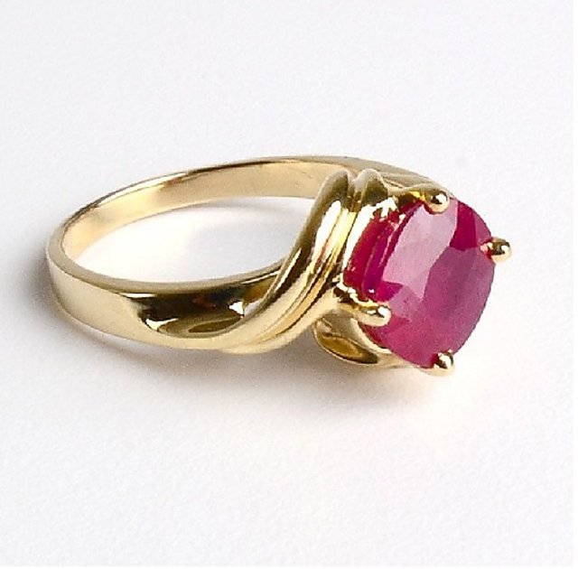 Buy Ruby 7.25 Ratti Stone Ring Original Natural Manik Gold Plated Ring  Adjustable Ring For Unisex By CEYLONMINE Online - Get 68% Off