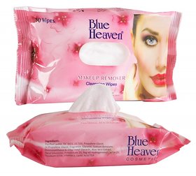 Blue Heaven Makeup Remover Cleansing Wipes Pack of 3