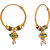 MissMister Gold plated Brass meenakari Hoop Bali Earring Women fashion Latest