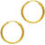 MissMister Gold plated Brass, rope design,light weight Hoop Bali earrings for Women Girls Ethnic
