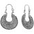 MissMister Antique retro design oxidised finish Filigree Fashionable Hoop Earring for Women
