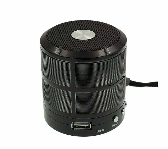 Buy Ws 7 Mini Bluetooth Speaker With Fm Radio Memory Card Slot Usb Pen Drive Slot Aux Input Mode Black Online 1449 From Shopclues