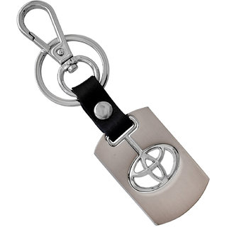                       MissMister stainless steel, buff finish, Toyota logo Keyring Keychain Toyota Accessory Latest                                              