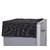 CASA-NEST PVC Polka Dot Decorative Fridge Top Cover, 21 X 39-inches(Black)