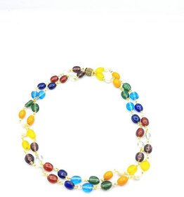 Navratna Mala (Nine Gems Rosary) Stone Necklace