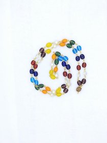Navgrah beads mala natural navratna mala Crystal Stone Necklace
