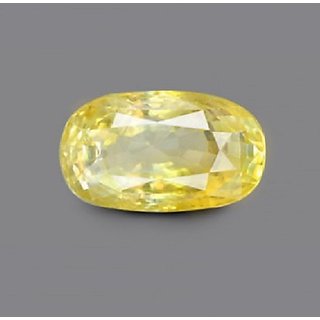                       Original Yellow sapphire 5.25 carat(5.84 ratti ) unheated  untreated Gemstone Pit Pukhraj Stone By CEYLONMINE                                              